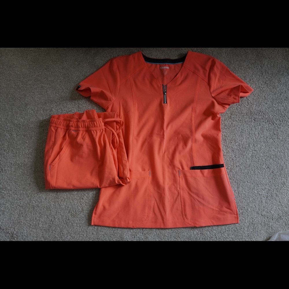 Neon Scrubs: Top and Pants